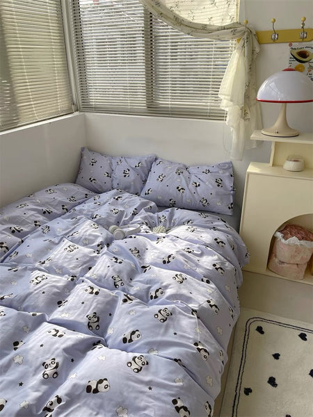 Cute Panda Bedding Set