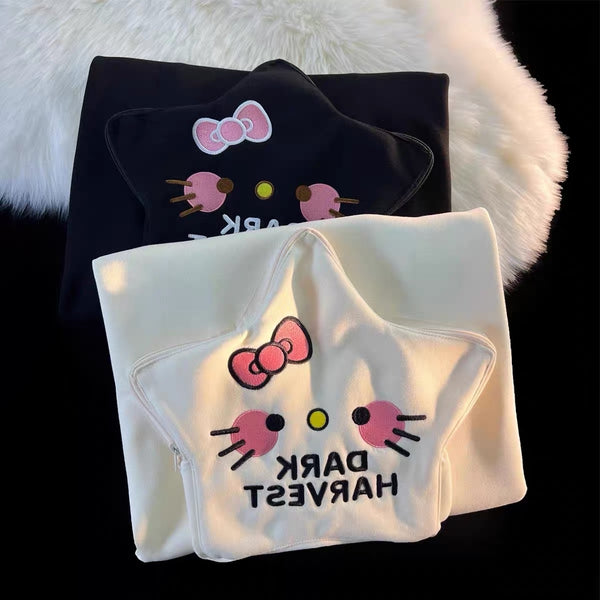 Cute Star Kitty Bag Hoodie
