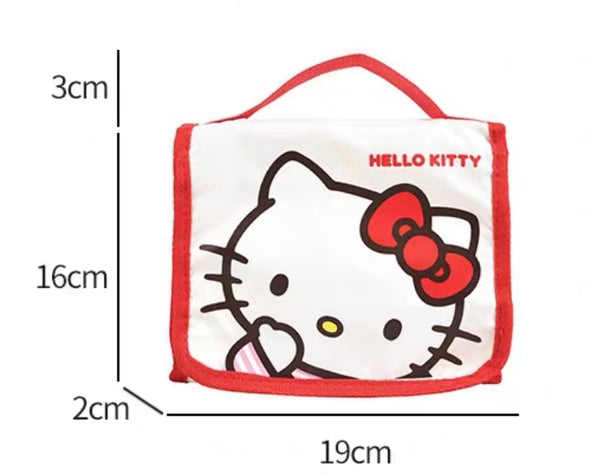 Cute Cartoon Folding Make Up Bag
