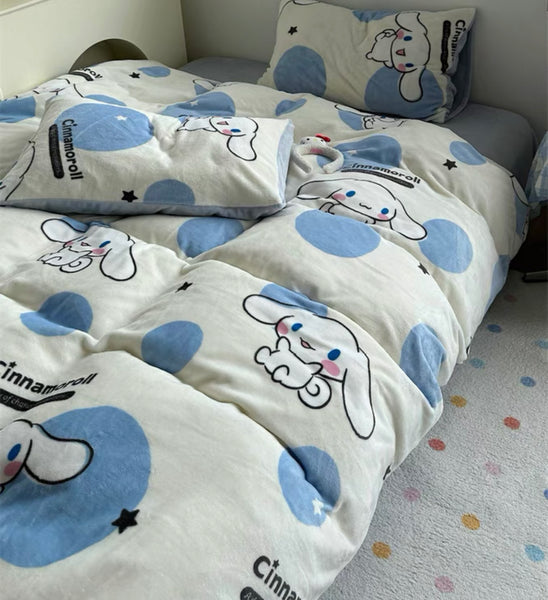 Soft Cartoon Bedding Set