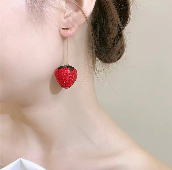 Cute Strawberry Earrings