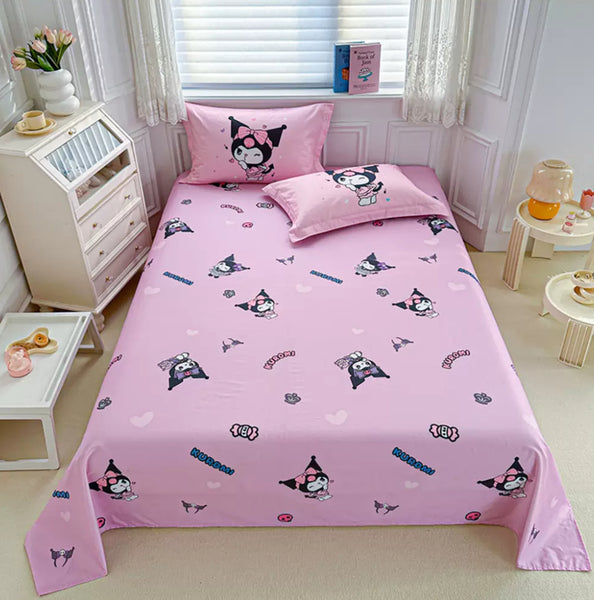 Cute Kuromi Bedding Set