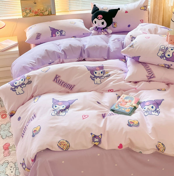 Sweet Kuromi Bedding Set