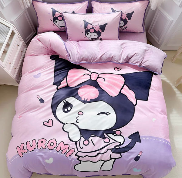 Soft Cartoon Bedding Set