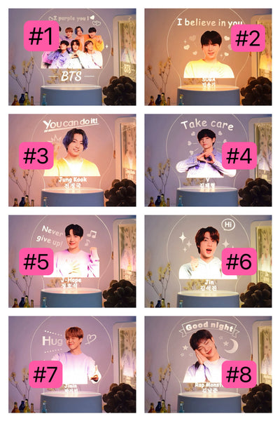 Cute BTS Lamp