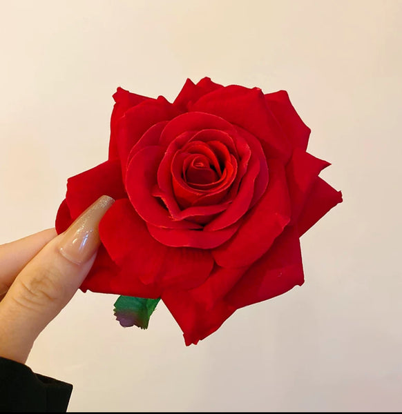 Cute Rose Hair Clips