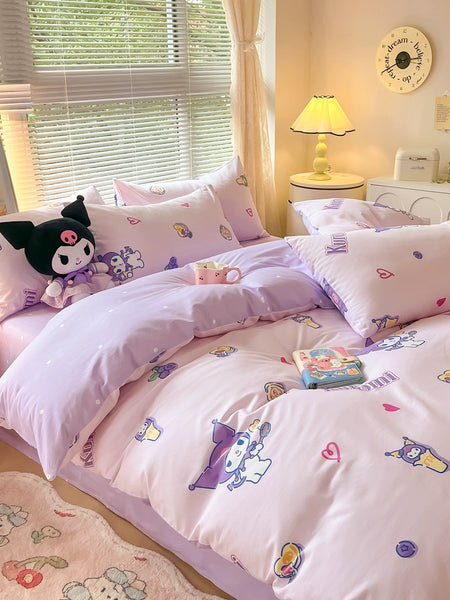 Sweet Kuromi Bedding Set