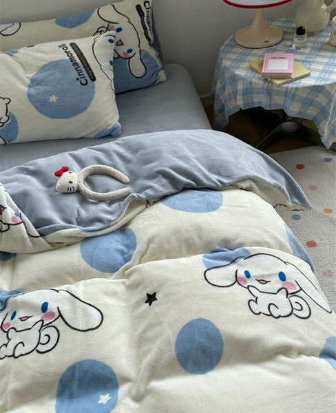 Soft Cartoon Bedding Set
