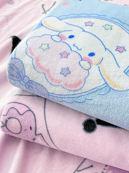 Kawaii Printed Sheet And Pillowcase