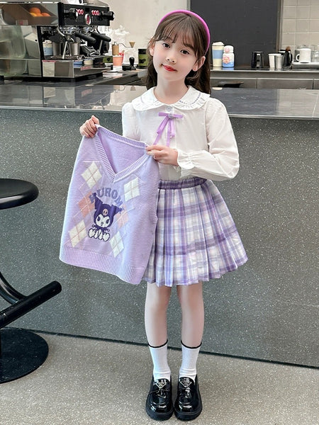 Cute Kuromi Three Piece Suit For Children