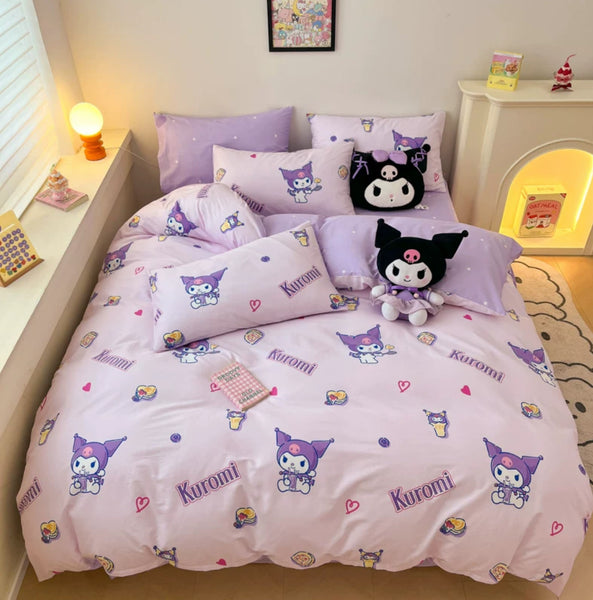 Sweet Kuromi Bedding Set