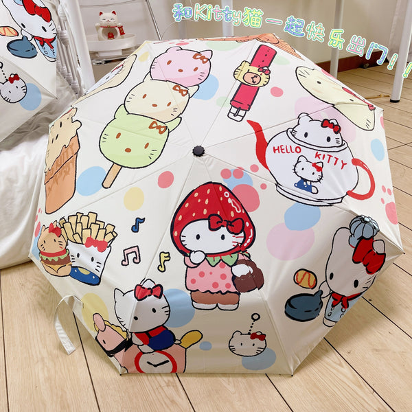 Pastel Kitty Umbrella
