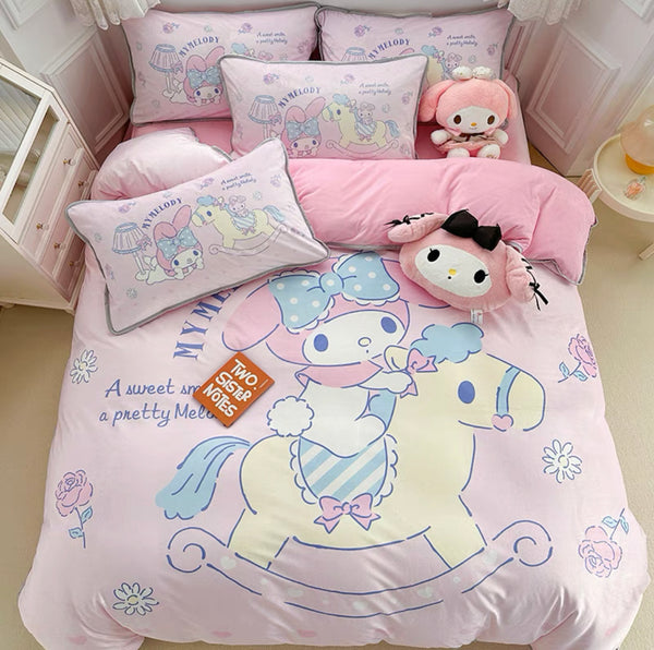 Soft Cartoon Bedding Set