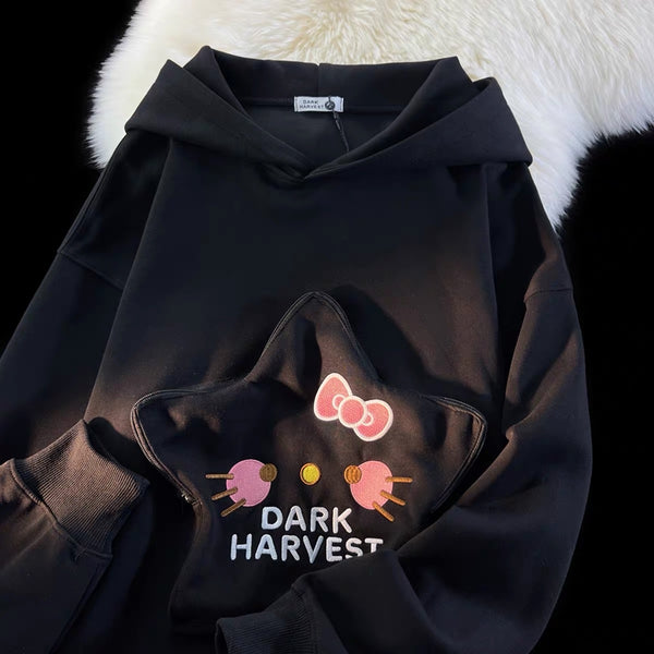 Cute Star Kitty Bag Hoodie