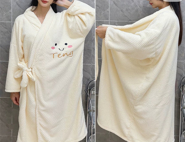 Cute Smile Bathrobe