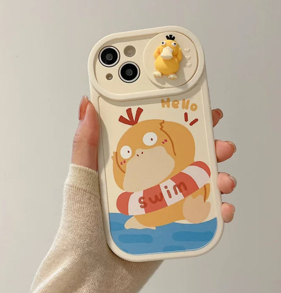 Cute Psyduck Phone Case For Iphone7/8plusX/XS/XR/XSmax/11/11proMax/12/12pro/12proMax/13/13pro/13promax/14/14pro/14promax