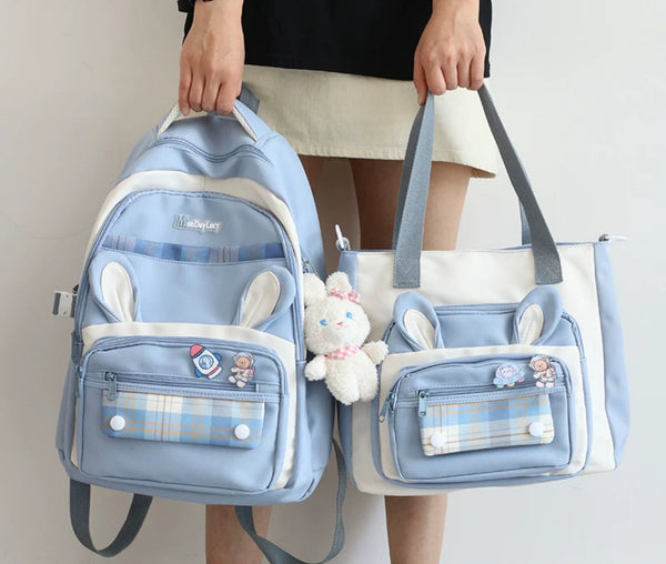 Harajuku Style Backpack Set