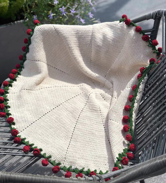 Sweet Rose Handmade Blanket