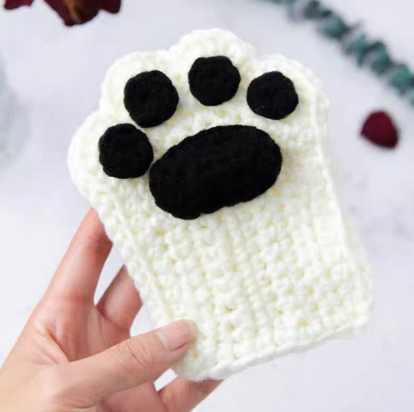 Kawaii Paw Handmade Gloves