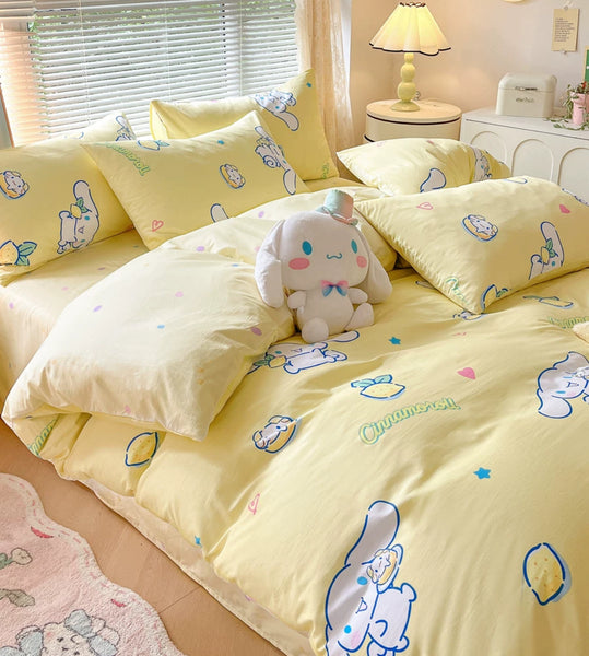 Lemon Cinnamoroll Bedding Set