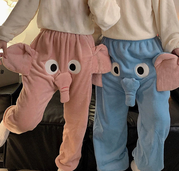 Funny Elephant Pajama Pants ivybycrafts
