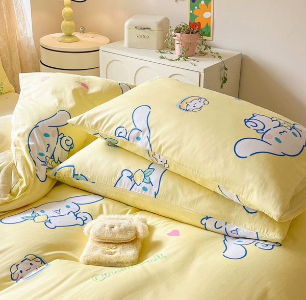 Lemon Cinnamoroll Bedding Set