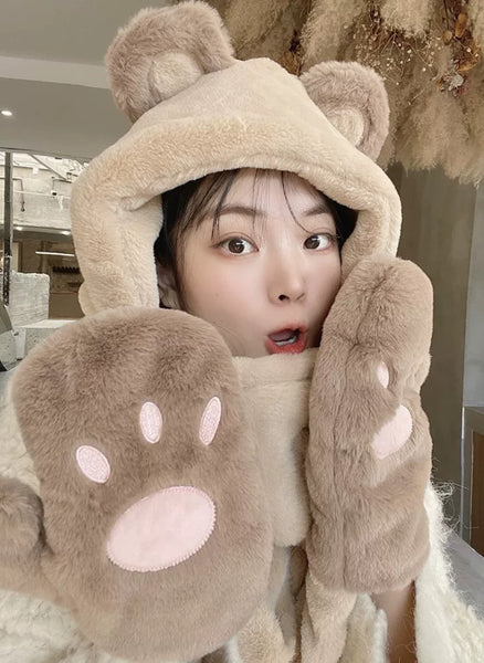 Kawaii Bear Scarf