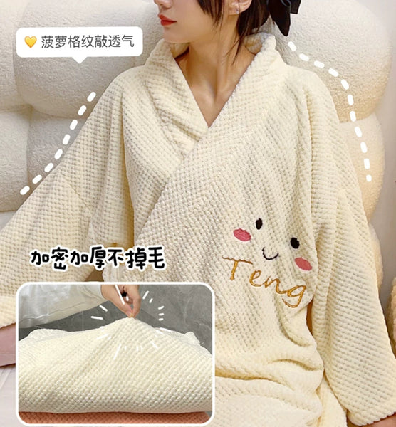 Cute Smile Bathrobe