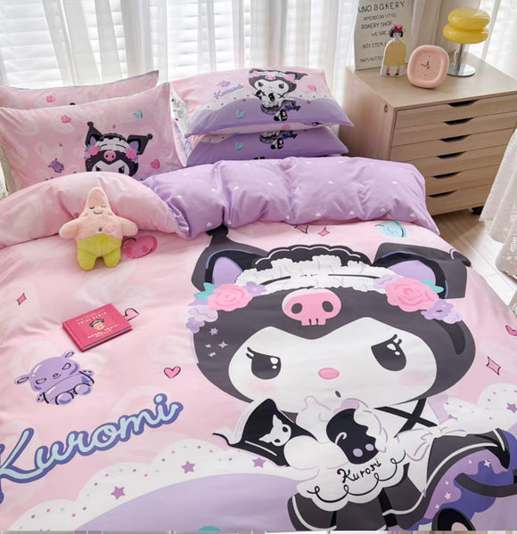 Sweet Kuromi Bedding Set