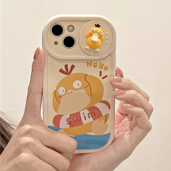 Cute Psyduck Phone Case For Iphone7/8plusX/XS/XR/XSmax/11/11proMax/12/12pro/12proMax/13/13pro/13promax/14/14pro/14promax