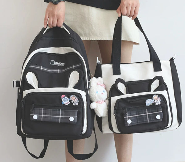 Harajuku Style Backpack Set