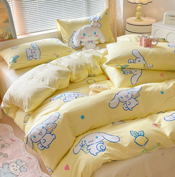 Lemon Cinnamoroll Bedding Set
