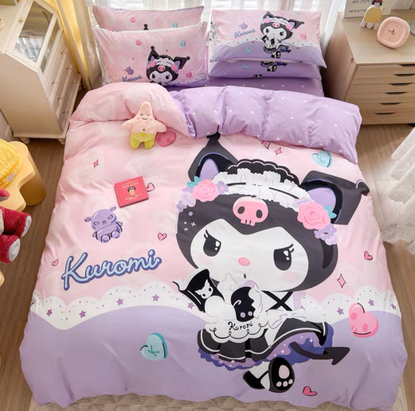 Sweet Kuromi Bedding Set