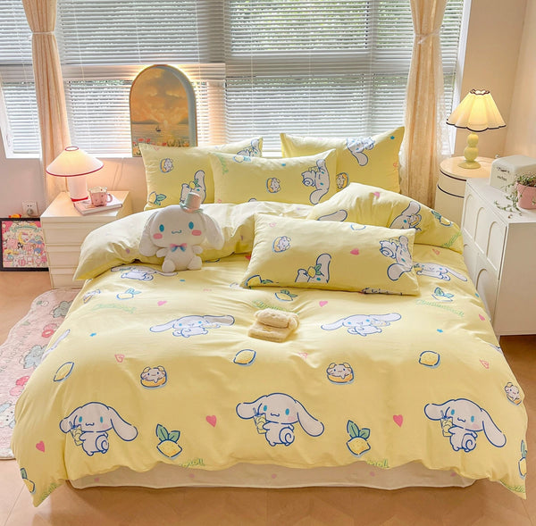 Lemon Cinnamoroll Bedding Set