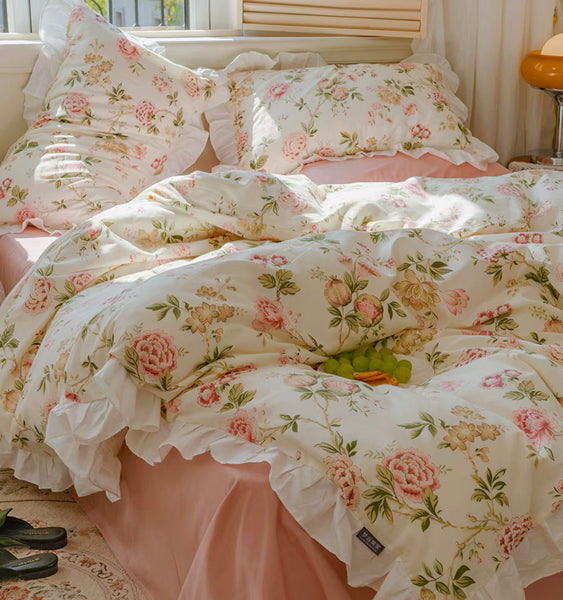 Beautiful Flowers Bedding Set