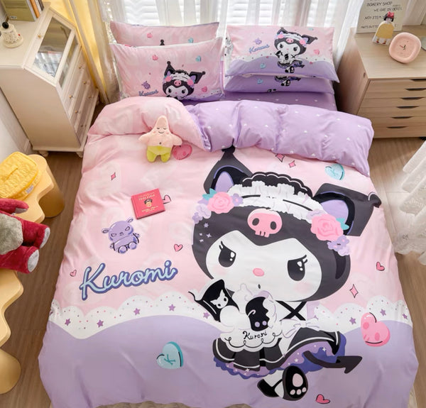Sweet Kuromi Bedding Set