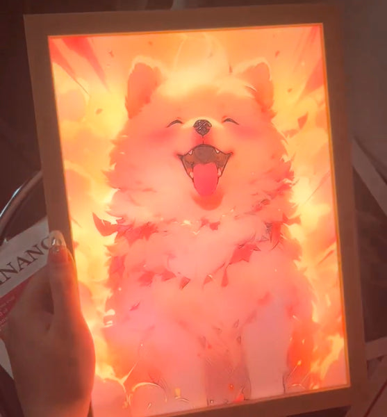 Kawaii Dog Picture Lamp