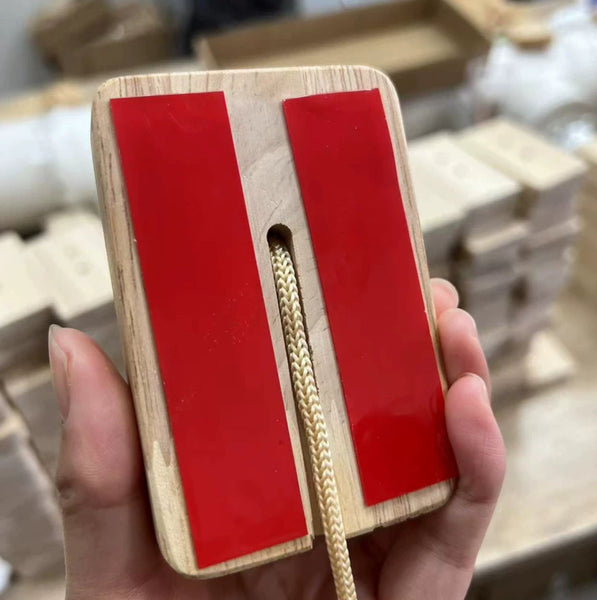 Funny Handmade Woodpecker Doorbell