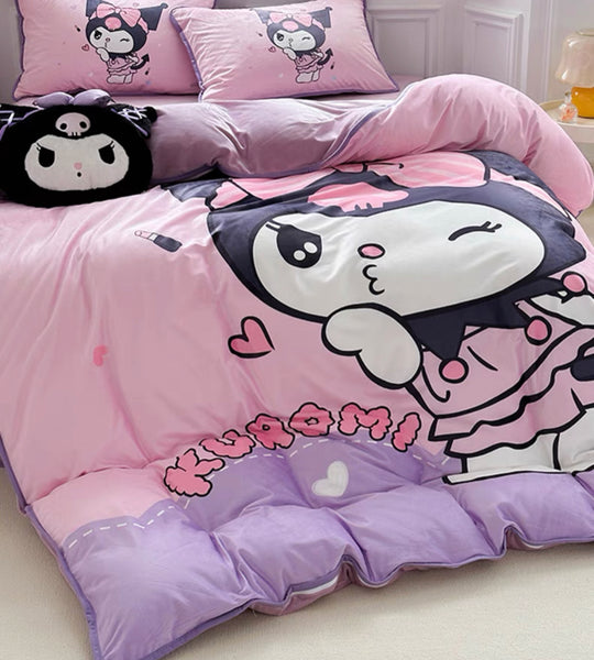 Soft Cartoon Bedding Set