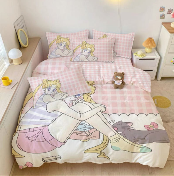 Sweet Anime Bedding Set
