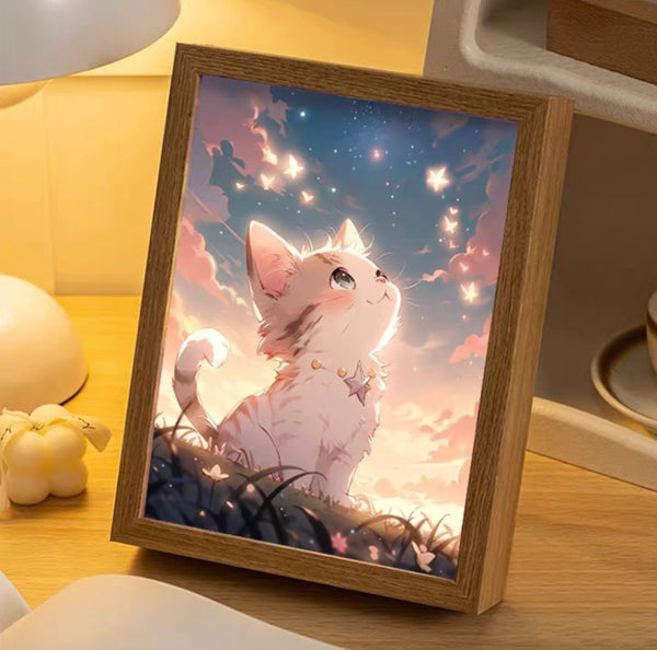 Kawaii Cat Picture Lamp