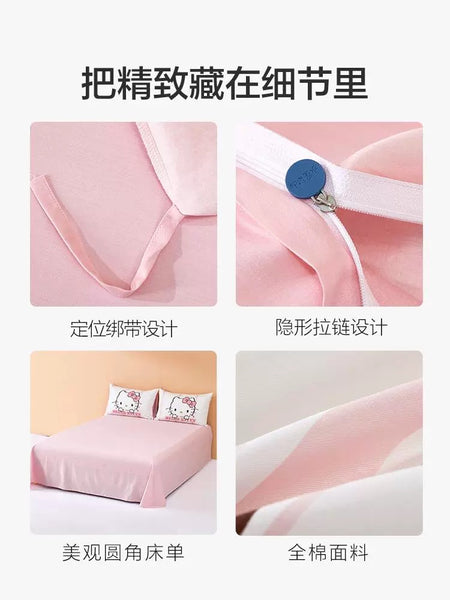 Kawaii Kitty Bedding Set