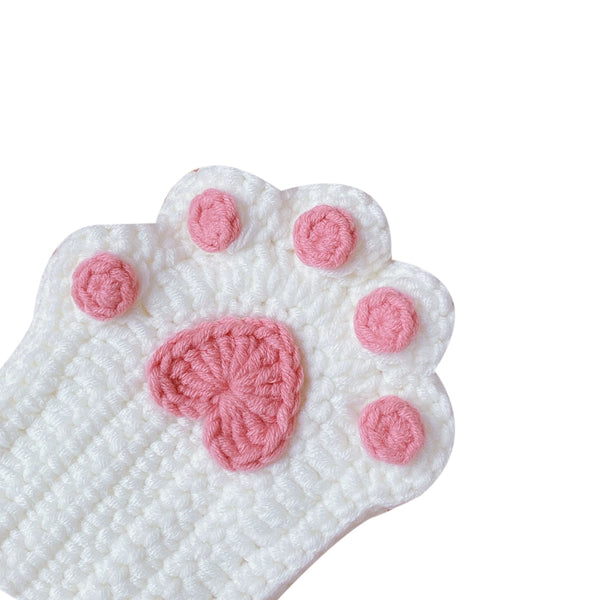 Kawaii Paw Handmade Gloves
