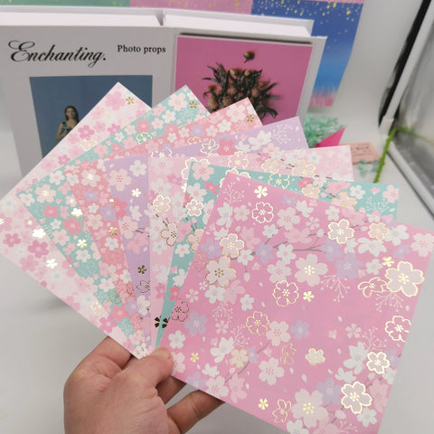 Cute Sakura Folding Paper