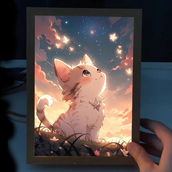 Kawaii Cat Picture Lamp