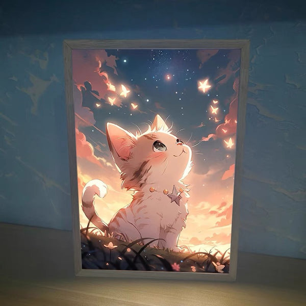 Kawaii Cat Picture Lamp