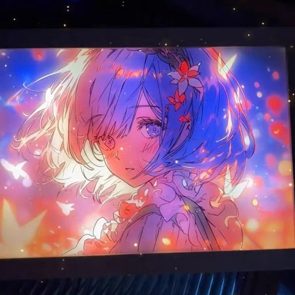 Kawaii Anime Girl Picture Lamp