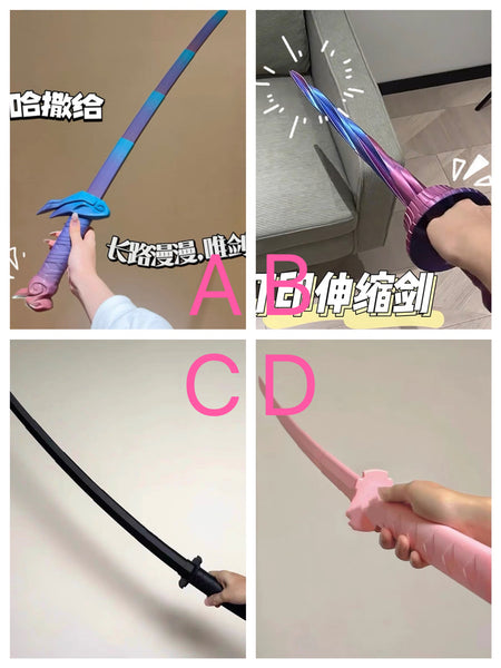 Cute 3D Printing Telescopic Sword