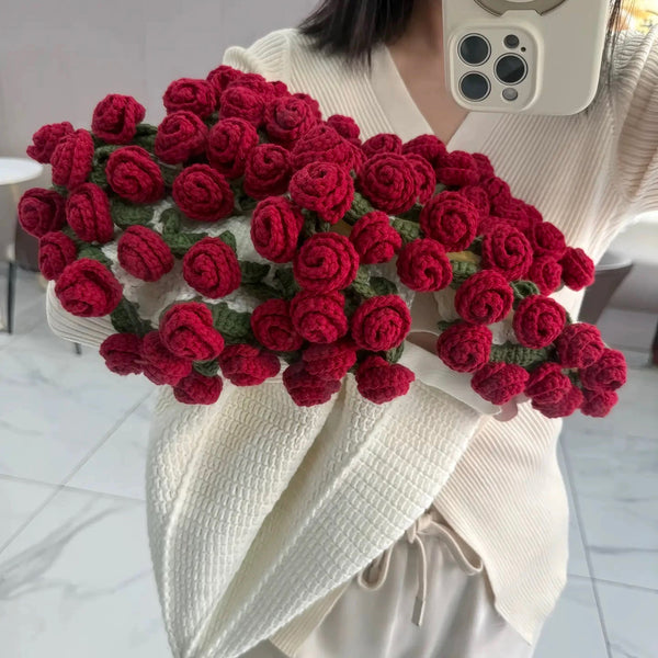 Sweet Rose Handmade Blanket