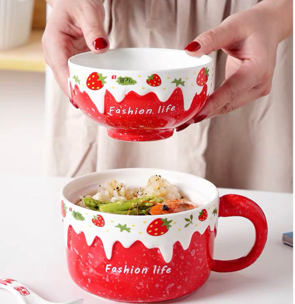 Cute Strawberry Bowl